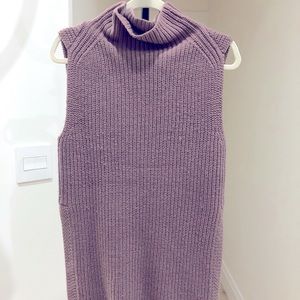 Aritzia Wilfred Mauve knit sweater